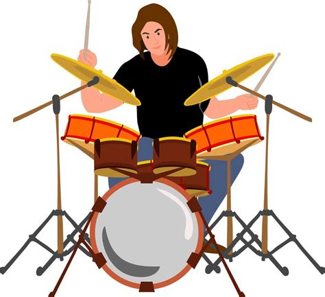 drummer illustration|drum images drawing.